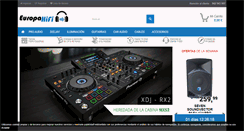 Desktop Screenshot of europahifi.com
