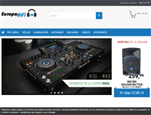 Tablet Screenshot of europahifi.com